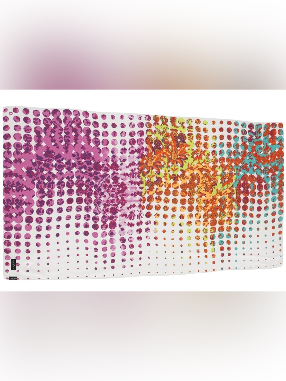 Fraas Polka Dot Wrap Scarf Sheer Colourful Geometric Abstract Floral Paisley OS